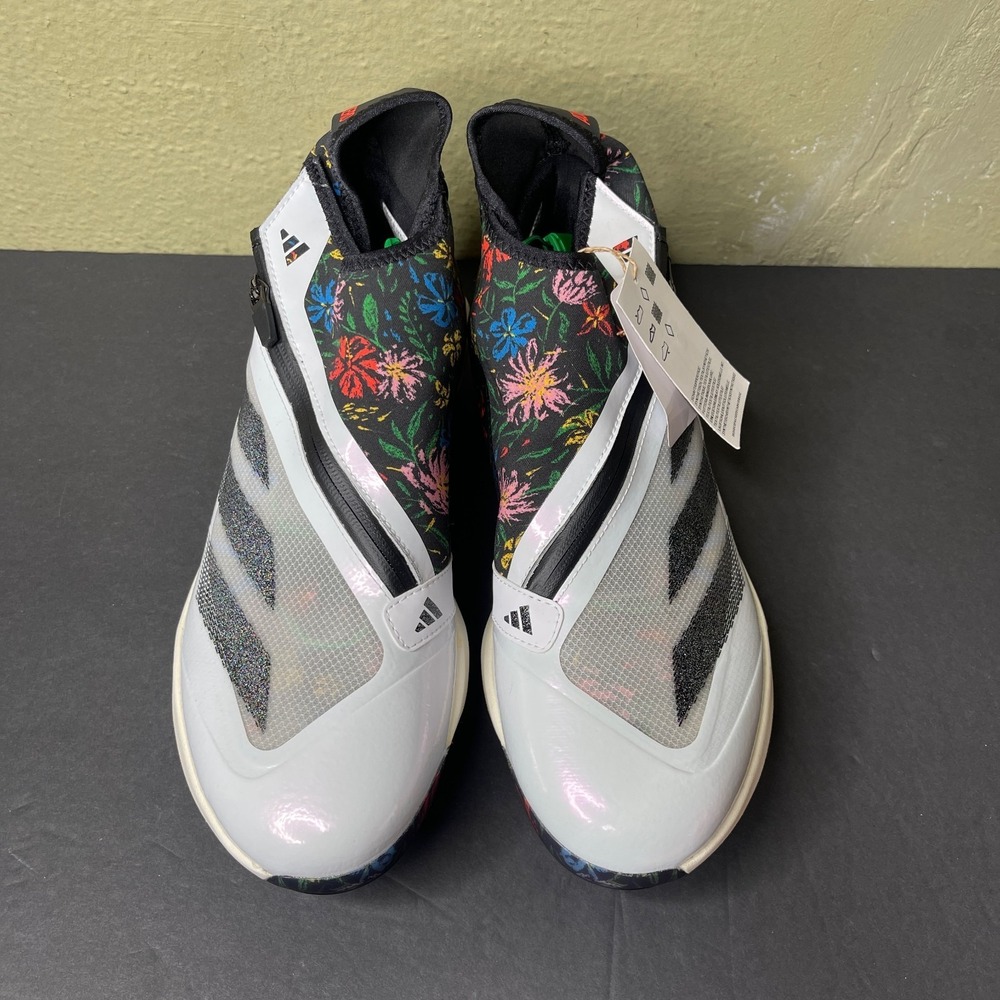 Adidas Adizero Impact+ Baseball Julio Rodriguez Size 10 Floral Cleats IH2728 nby - Picture 4 of 11